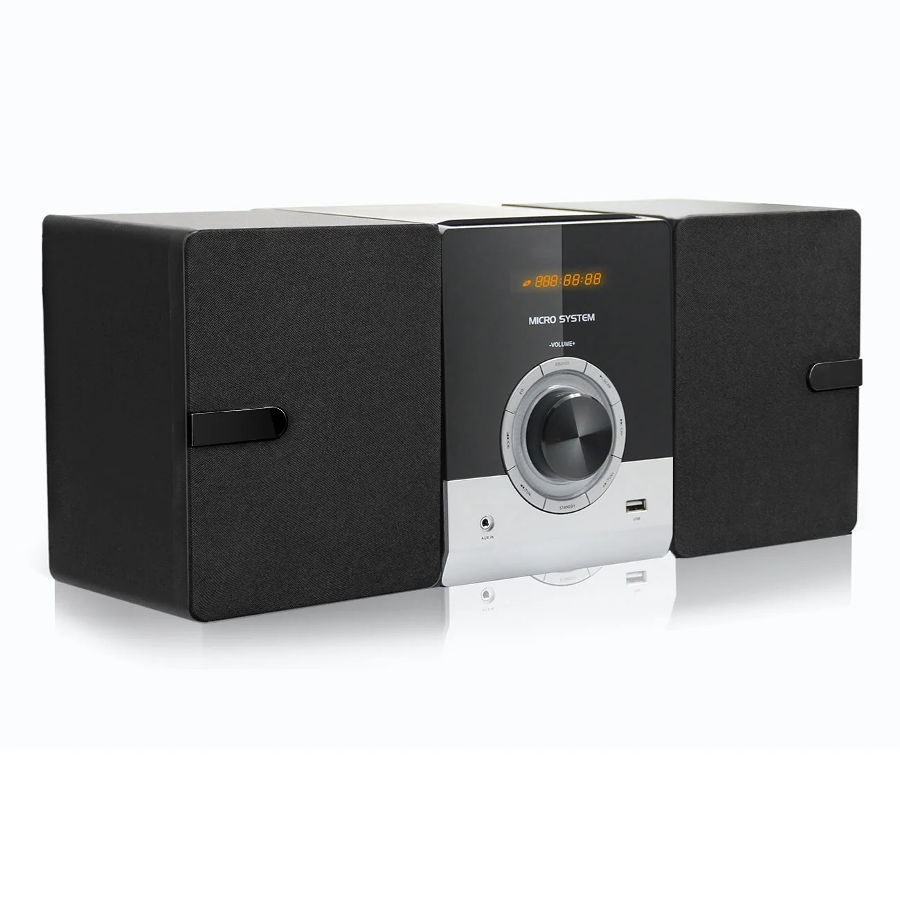 LONPOO MAX 80W Output clear sound micro dvd CD mini hi-fi system