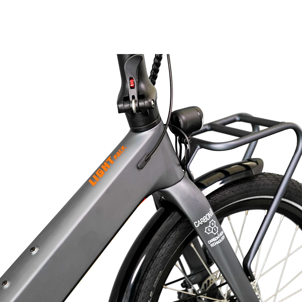 Door to Door Electric Bike Bicycle Electric City Folding Carbon Ebike 250w Motor Frame Power Hidden Battery