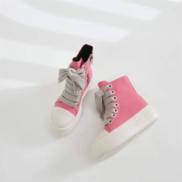 Q6633-2024 fashion high top shoes footwear women platform sneakers women trainers