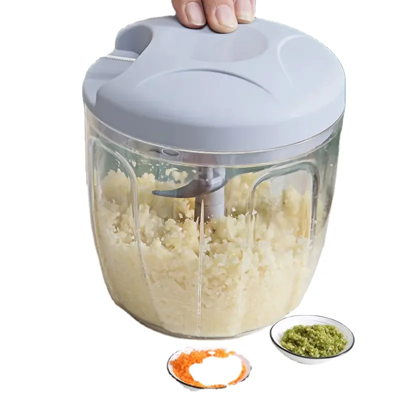 Wholesale Kitchen Vegetables Blender Garlic Cutter Mini Manual Food Meat Vegetable Chopper with Cheap Price for Kitchen