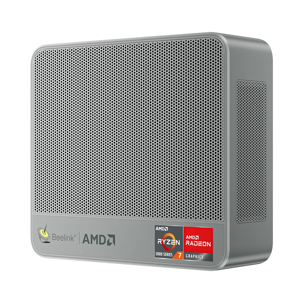 Мини-ПК Beelink SER5 Pro 5700U AMD Ryzen 7 8C 16T 32G DDR4 RAM 500G 1TB M.2 NVME SSD 4K HD.MI DP Type C RJ45 мини-компьютер