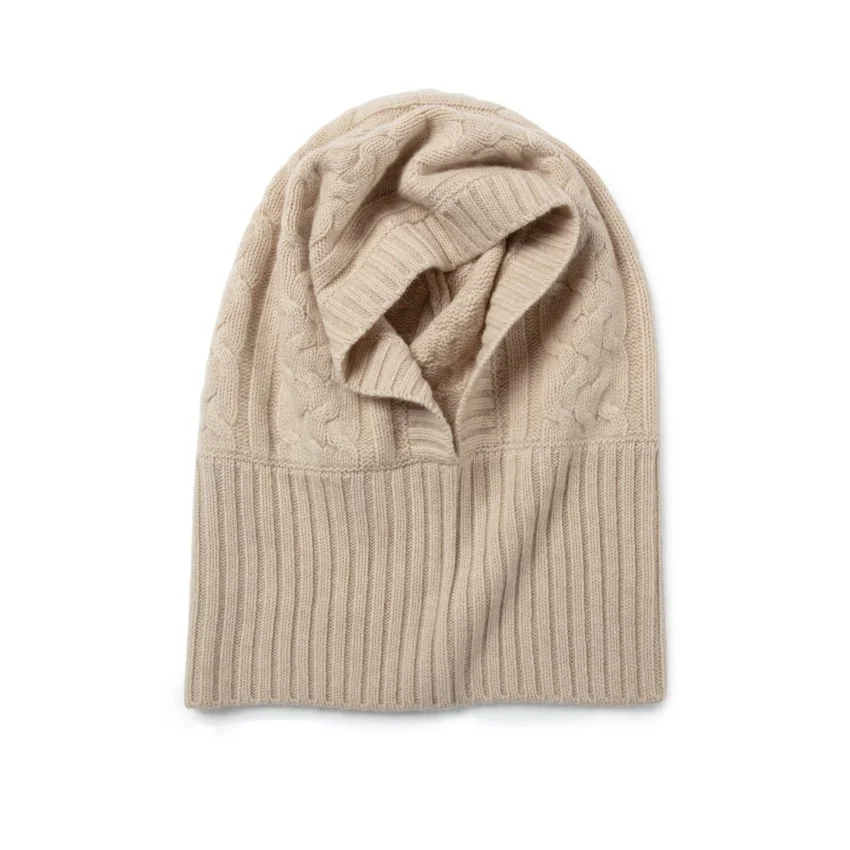 Scarf Baenie Customized Manufacture Top Quality 100%cashmere Hats Winter Custom Logo Hat Beanie