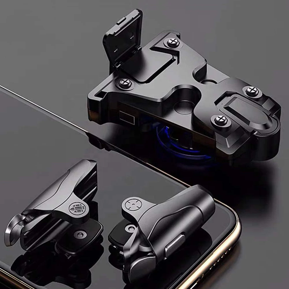 
Mobile Game Accessories L1 R1 Handle Mobile Gaming Joystick Trigger Shooter Controller Mobile Controller android Gamepad PUBG 