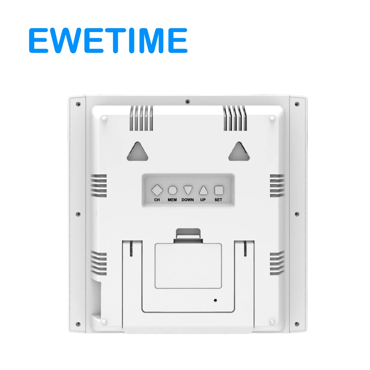 EWETIME 8614A Big LCD digital wall clock with wireless sensor