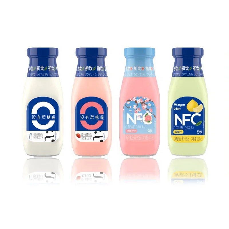 Wholesale exotic drinks 320g Plain Yogurt Drink Strawberry Yogurt Drink (Pack of 20)
