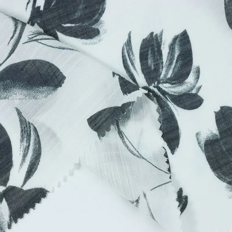 woven 100%rayon fabric viscose moss crepe fabric digital print boho design soft feeling fabrics for clothing