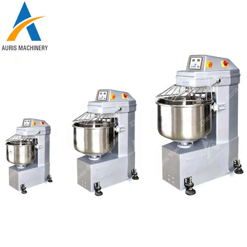 30L 40L 60L 80L 120L electric bakery catering spiral flour bread dough ball making mixing blending blender kneader maker machine