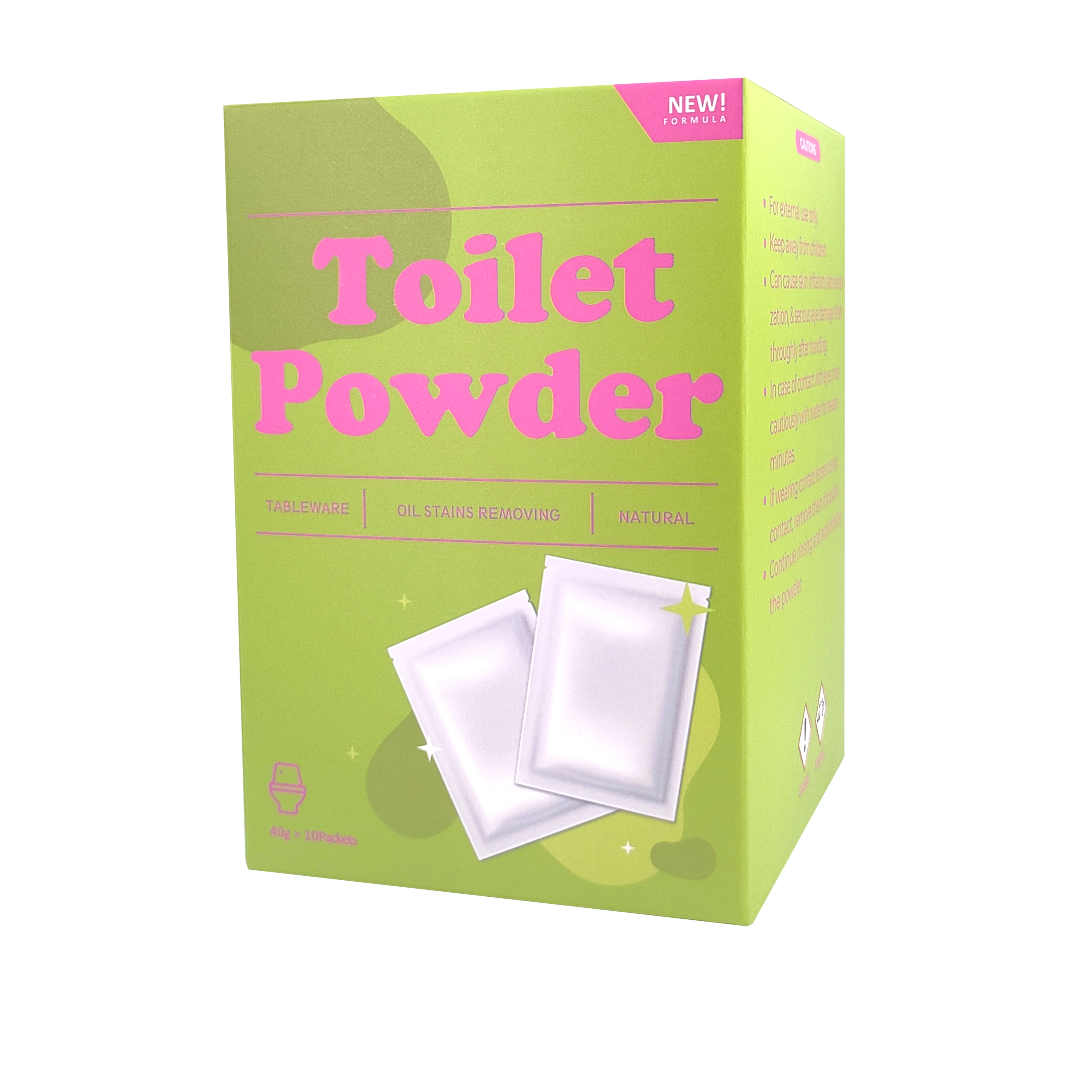 Natural environmental protection quickly dissolve 40g toilet cleaning powder