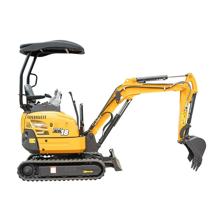 RHINOCEROS XN18 Earth Moving Machinery Cheap Price Chinese Mini Digger Crawler Excavator 1.8 Ton For Sale
