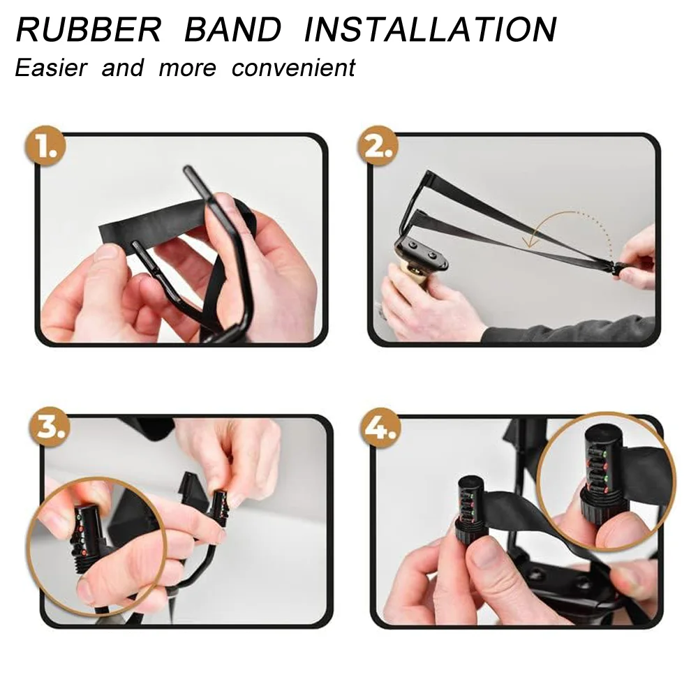 GEDENG outdoor shooting training slingshot hunting slingshot Transparent Ball Magazine Robust Slingshot Professional Set