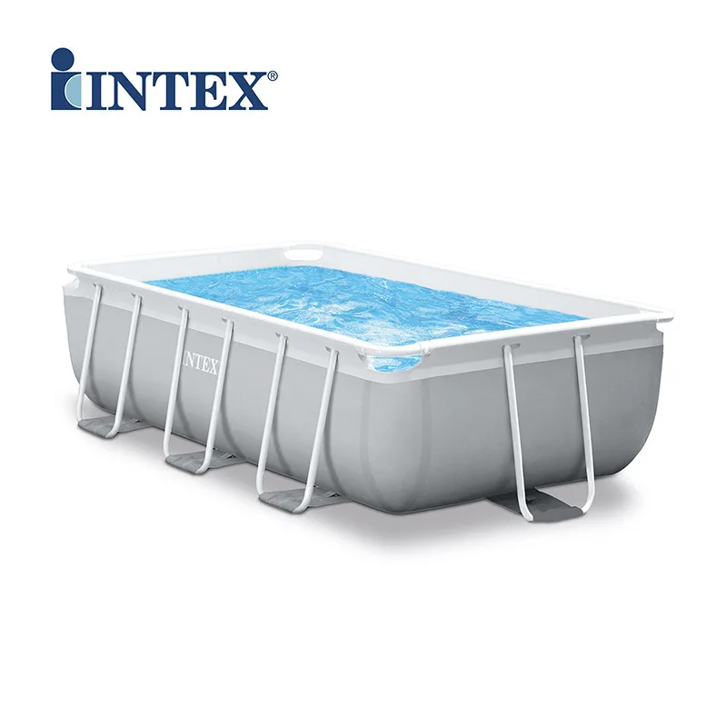 
INTEX26784 Factory Supply Inflated Plastic Swimming Pools Pool Rectangular Swimming Outdoor 