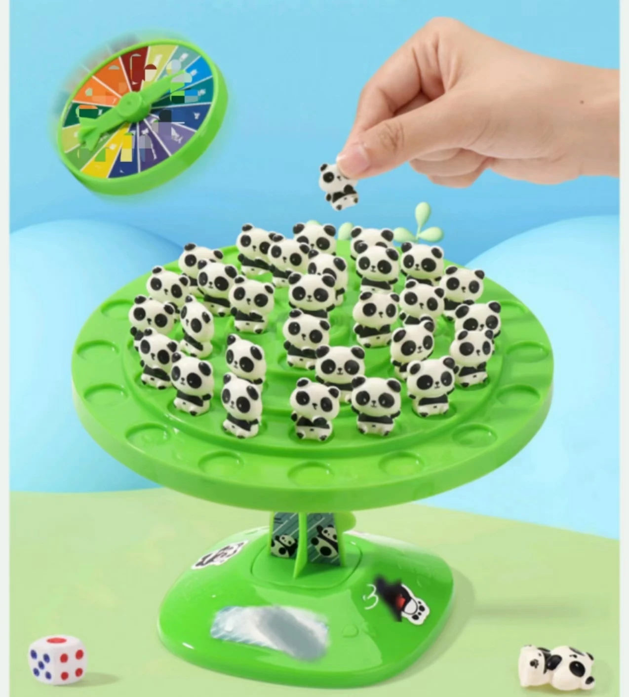 Montessori Balance Tree Of Panda Battle Game Training Concentration Interactive Educational Toys For Children
