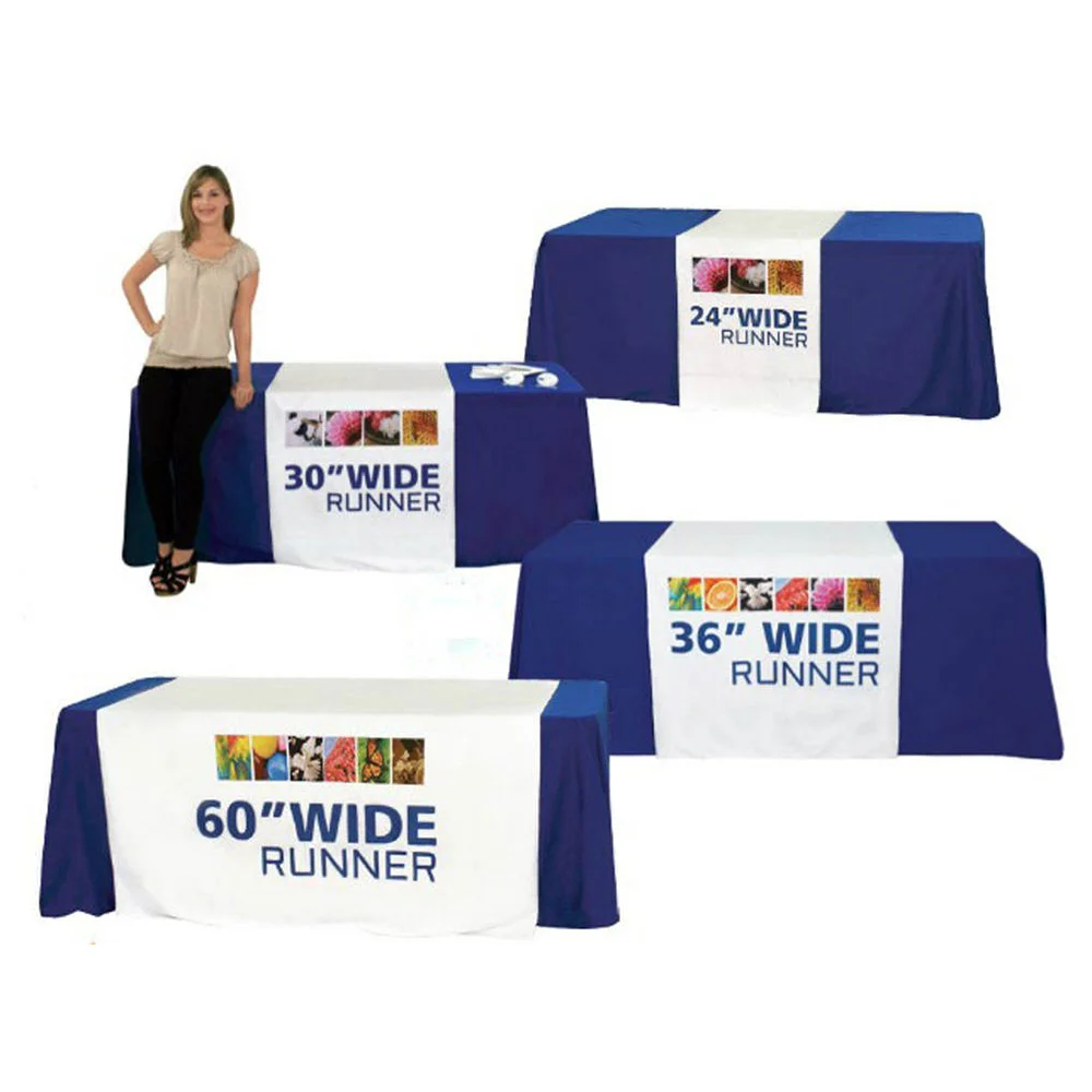 Tablecover Printing Dropshipping Factory Promotional Table Banner for Festival Activity