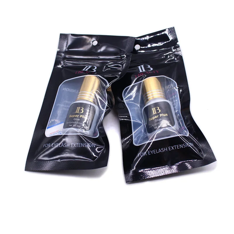 Best price ib eyelash glue korea original bag individual eyelashes glue custom high quality black False eyelash extensions glue