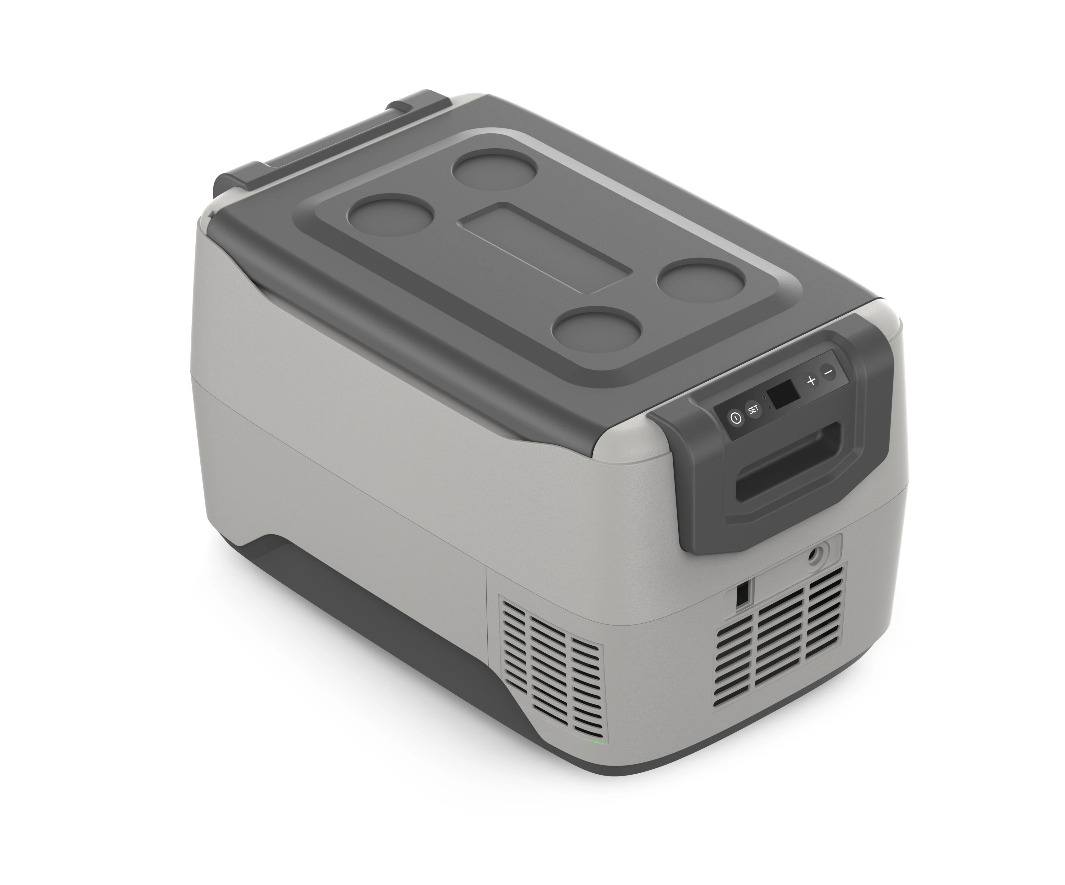 -18 degree True Freezing 12V/24V DC and 220V AC Two Power Cords Portable Mini car mini portable Refrigerator for car