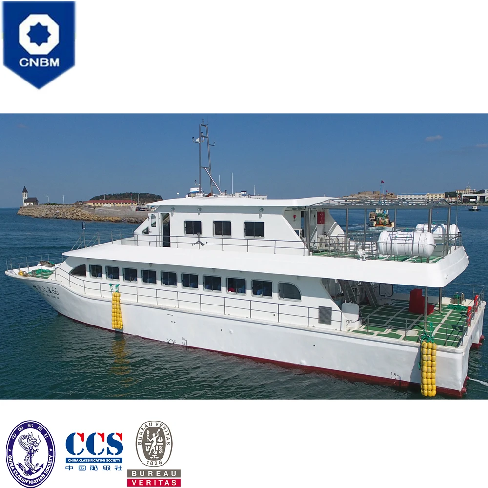 
25m FRP Catamaran passenger boat tour boat Water sightseeing bimotored 