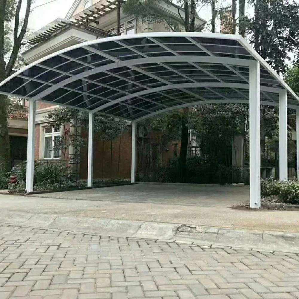 Garden used polycarbonate cover aluminum car tent for car wash