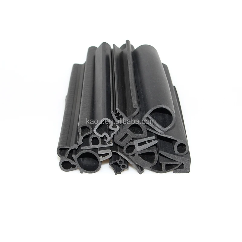Aging resistant high and low temperature resistant EPDM Gap filling sealing strip T-shaped rubber strip for Solar Panel