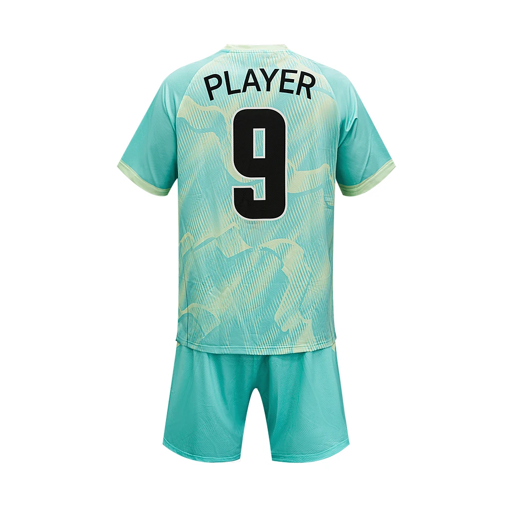 Custom Team Soccer Kits Breathable Football Jersey and Shorts Set Personalized Sports Uniforms