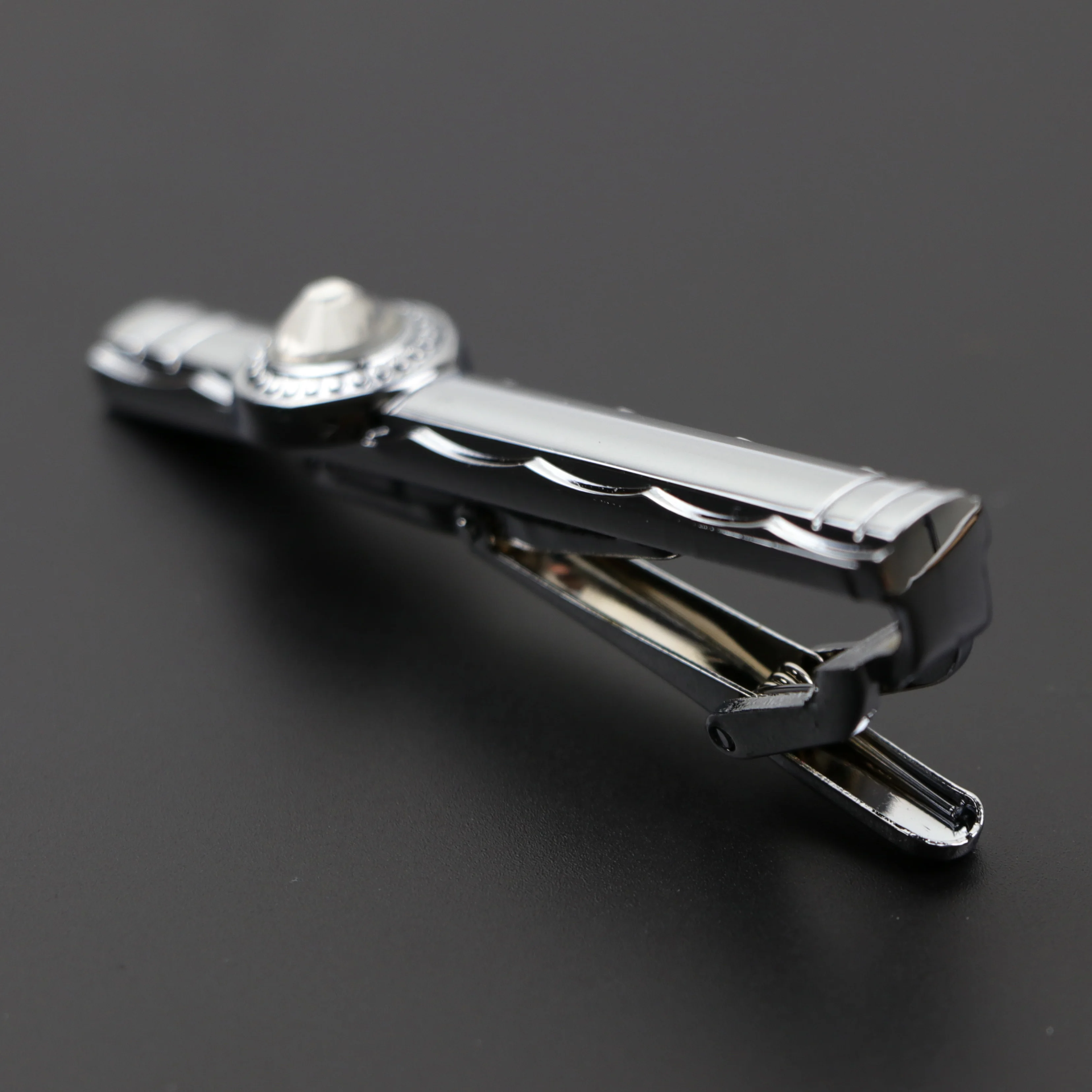 Fashion Clasp Wedding Gift Style Tie Clamp Pin Necktie Simple Clip Golden Jewel Men Metal Tie Clips No.1-18