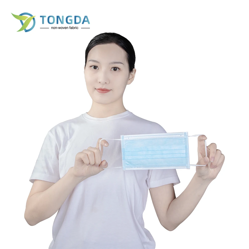 Blue Black White Pink Color Adults Unique Designed 3 Ply Non Woven 3 Layer Medical Individual Ear Loop Disposable Face Mask