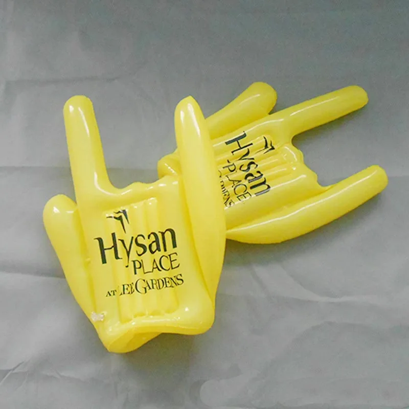 inflatable hand Cheering hand clapper for sports game custom logo for promotion