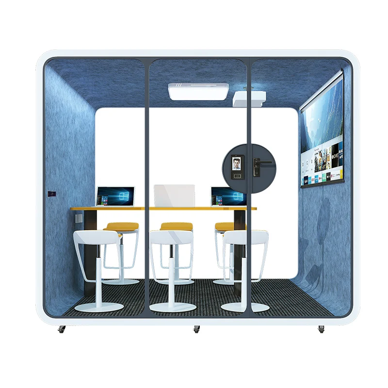Wholesale Large Size Meeting Backyard Modular Phone Booth Office Pod With Power And Air Conditioning Noise Isolation Cabin