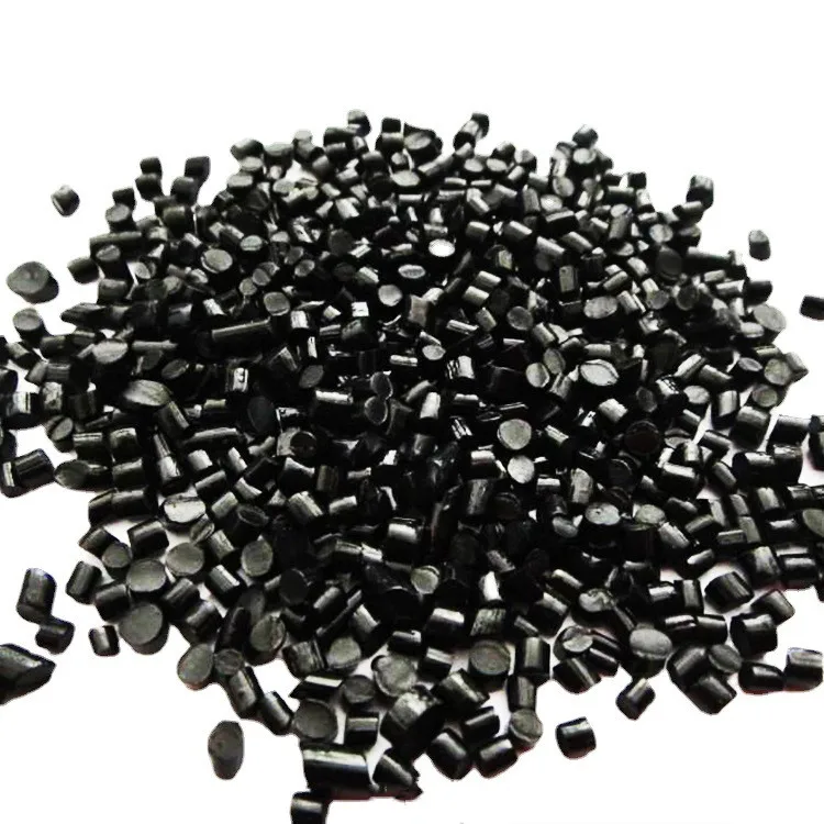 Black TPU 60A-98A injection molding grade particles 80A recycled polyurethane 95 degree high elastic plastic raw material