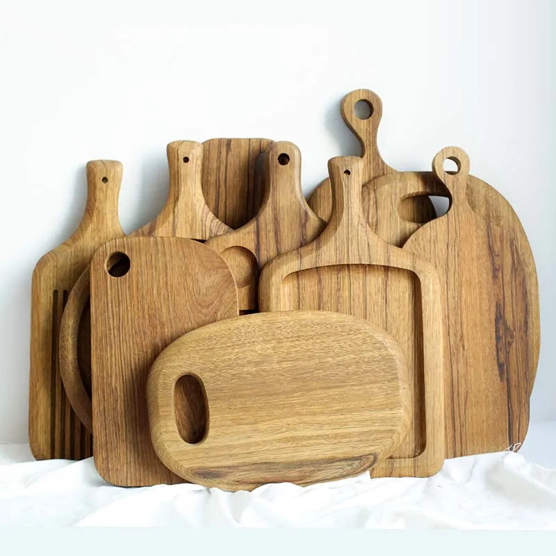 Custom Large Red Oak Wood Cutting Board With Juice Groove End Grain Wooden Chopping Block Kitchen Butcher Blocks