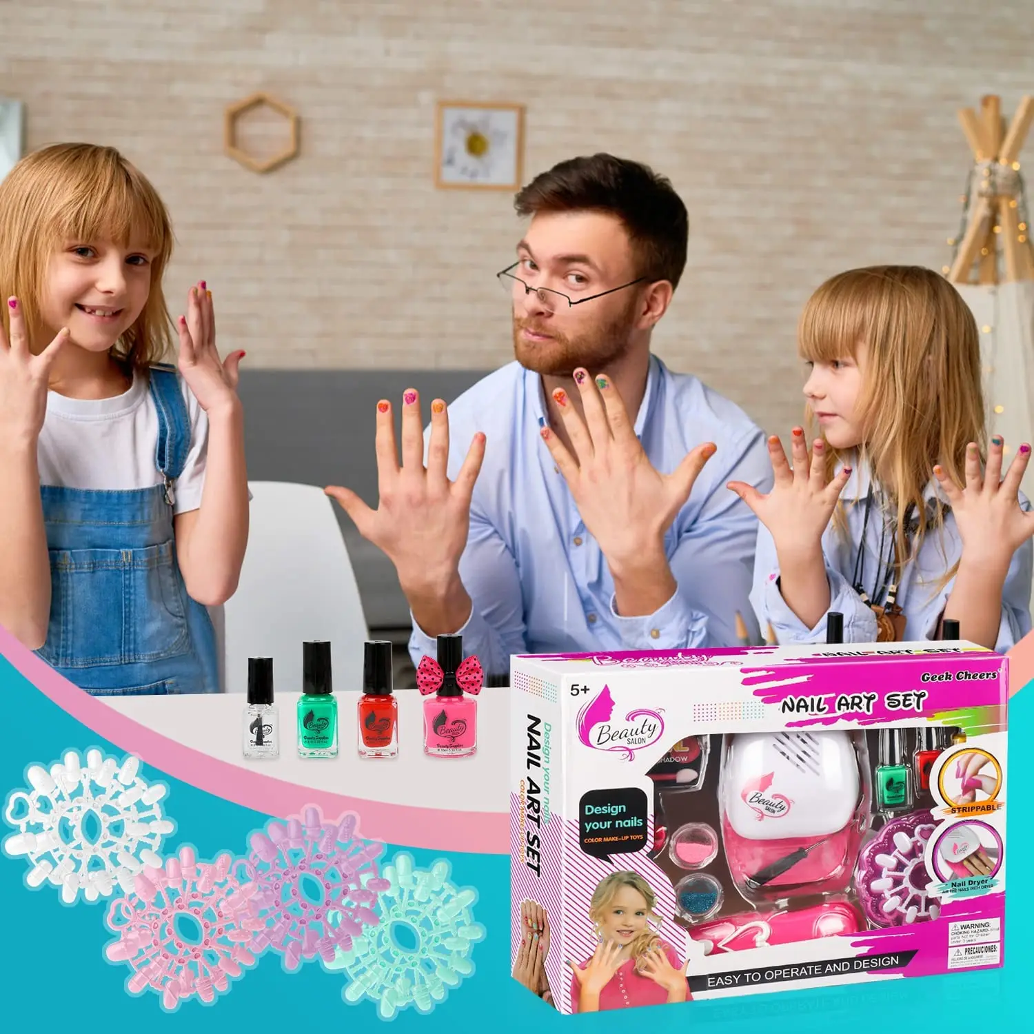 Wholesale Pretend Play Beauty Diy Fashion Girls Non-toxic Cosmetic Toys Kids Makeup Set Kits