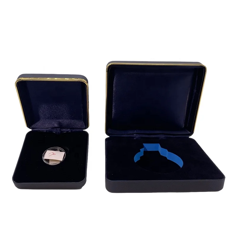 Custom Sports Competition Award Medal Storage Box Exquisite Design Coin Gift Box with Logo