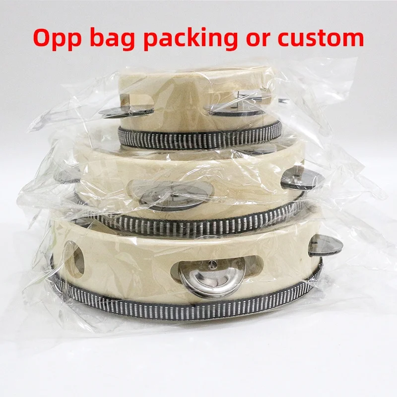 Custom Drum Set Professional Musical Instrument Musical Instruments Drum Wooden Tambourine For Sale for Concert Church Party