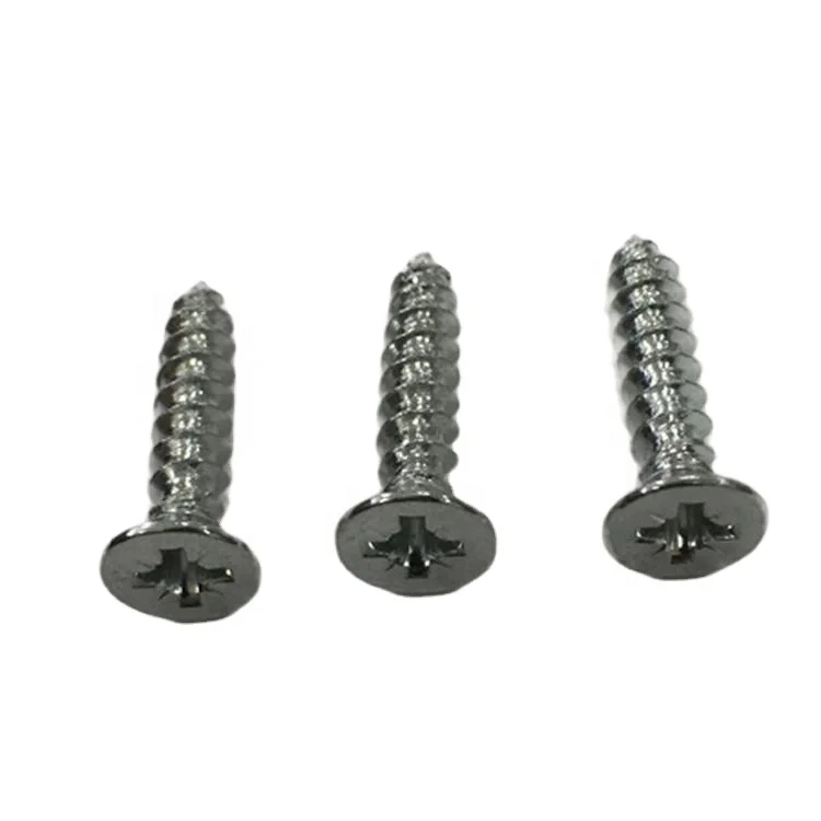 DIN7982 Countersunk Head Self Tapping Screw Zinc Plated