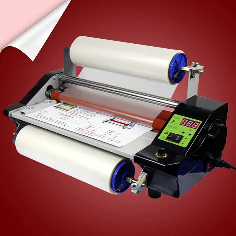 Desktop A3 Laminator Roll to Roll Hot Cold Transfer Pet Film AB Film Laminating Machine for UV DTF Printer