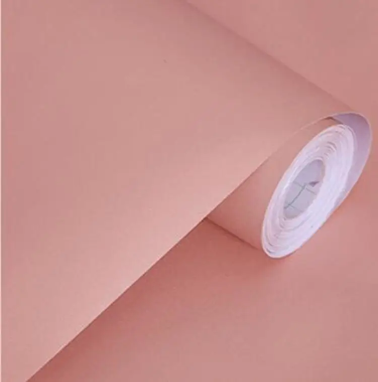 Peel and Stick Wallpaper in Light Pink Color Self Adhesive Wallpaper Girl Bedroom Wallpaper Pink Design