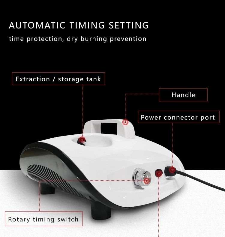 1500w portable disinfection atomizer fog smoke machine sprayer for car home