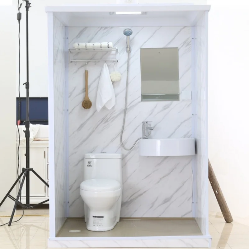 Customizable Simple Mobile Bathroom WC for Hotels Families and Dormitories-Modular Integrated Shower Room Integration