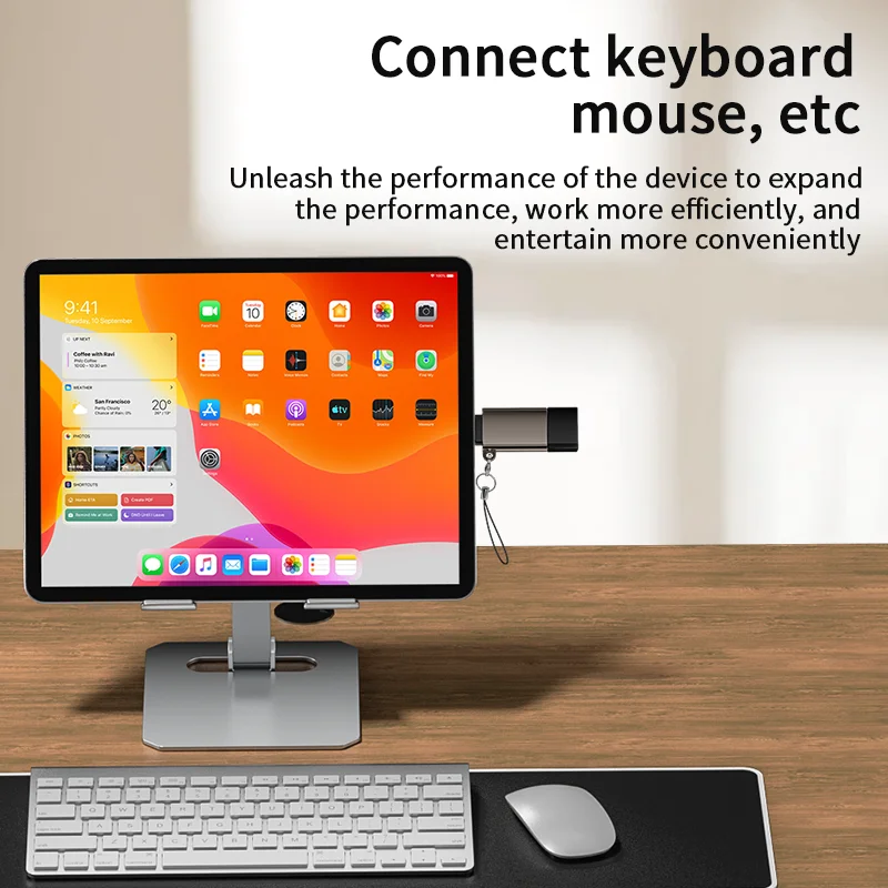 otg adapter,adapter for apple,sma usb adapter,8Pin0 to usb  adapter, male to ios 8 pin female connector otg usb adapter