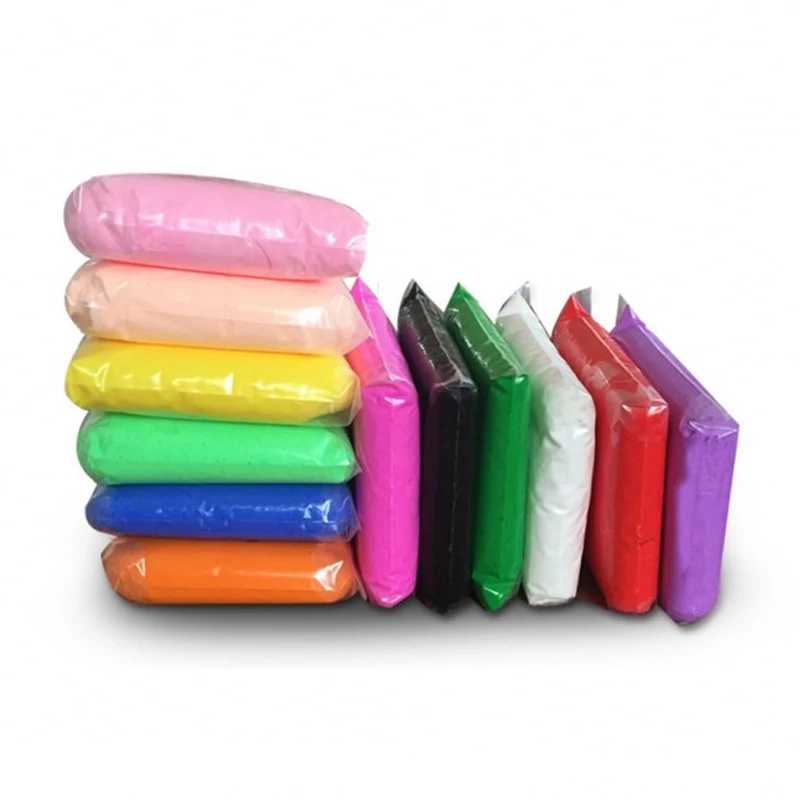wholesale 1000g polymer clay air dry super light clay plasticine air dry modeling clay for kid playdough and slime