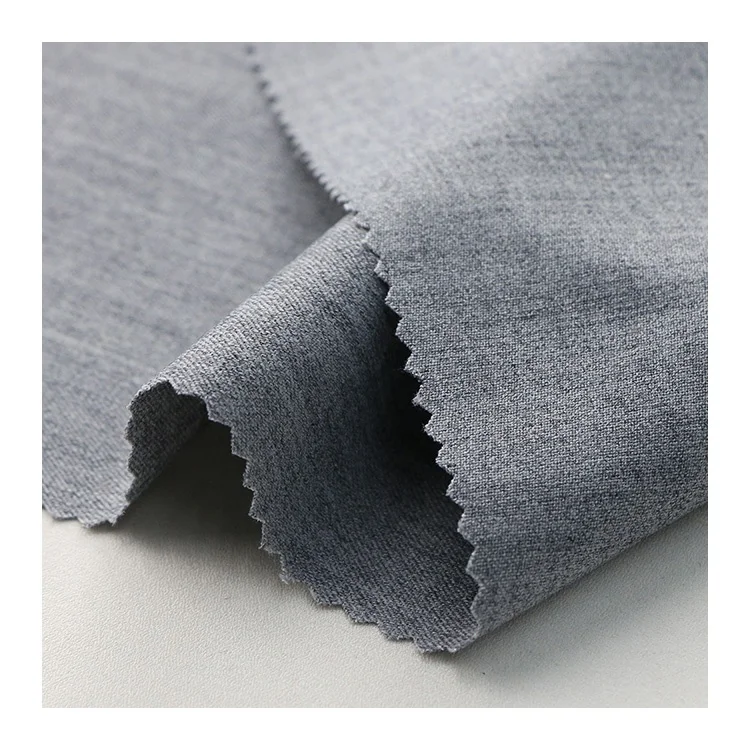 T/R 4 way stretch spandex rayon polyester twill woven fabric for clothing