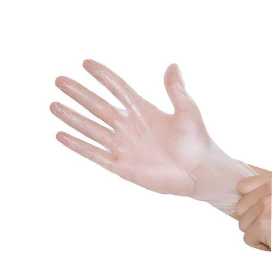 Cheap transparent PVC safety protective gloves Wholesale clean room vinyl gloves Hot selling household powder
