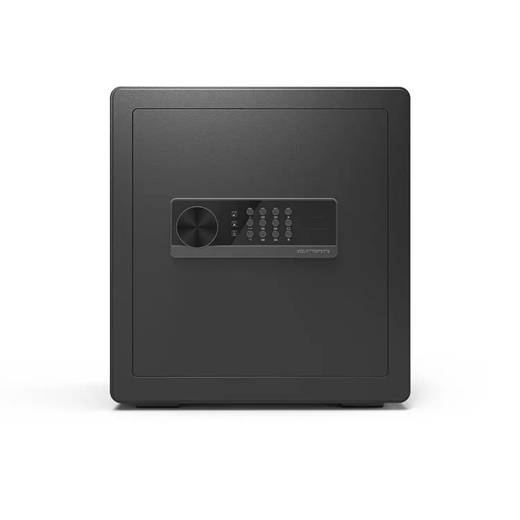 Onnais 40 Hotel Electronic Fingerprint Biometric Safe Lock Security Secret Home Safe Box for home black