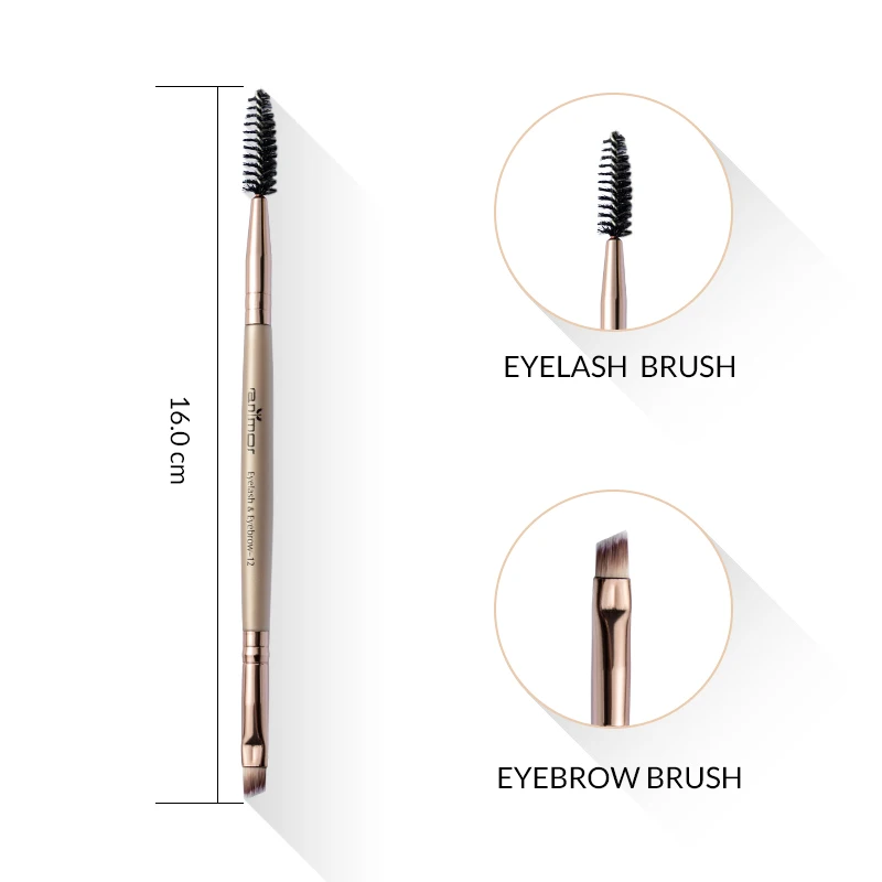 
Synthetic Hair Eye Brow Make Up Eyelash Private Label Double-end Makeup Brush 
