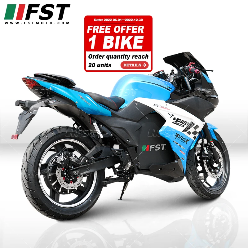 High Quality Factory Sale 17 inch 2 wheel 72v 32ah green power Electric Scooter off-road motorcycles adult 3000w