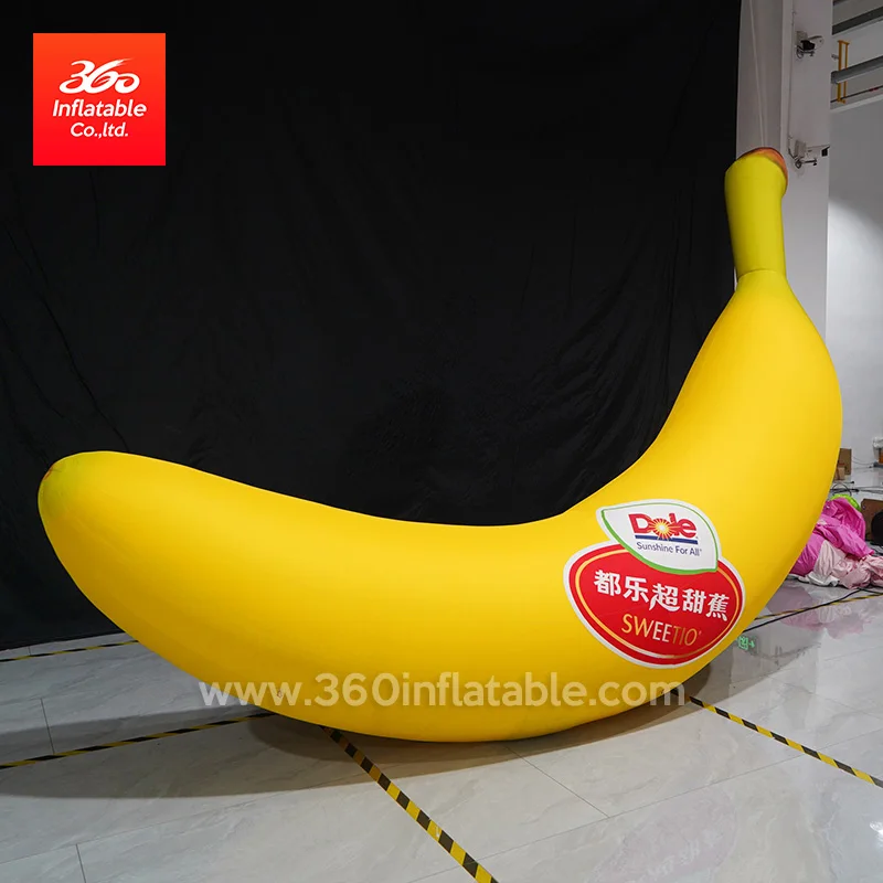 Oxford Huge Custom Advertising Inflatable Design Cartoon Mascot Fruit Banana for Inflatable Decorations Customized 3M 1pcs CE/KC