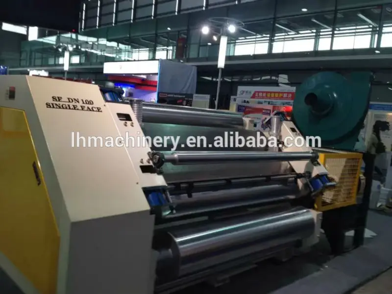 fingerless single facer corrugated cardboard machine/corugated box making machine