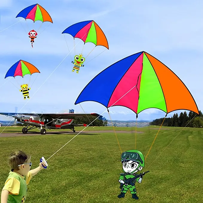 delta cartoon rainbow Parachute kite