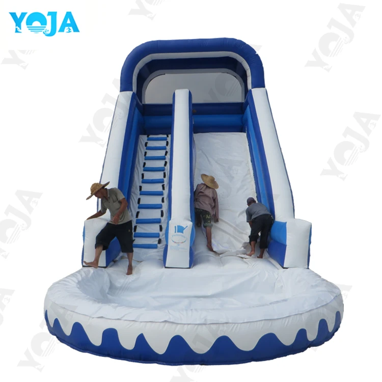 outdoor Blow Up Commercial Octopus Mini Kids Inflatable Water Park With Water Slide Swimming Pool