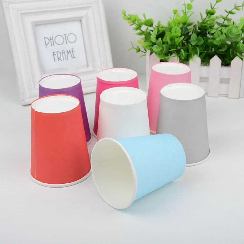 Hot sale  manufacturer China YiNuo colorful paper cup for soft drink for the party