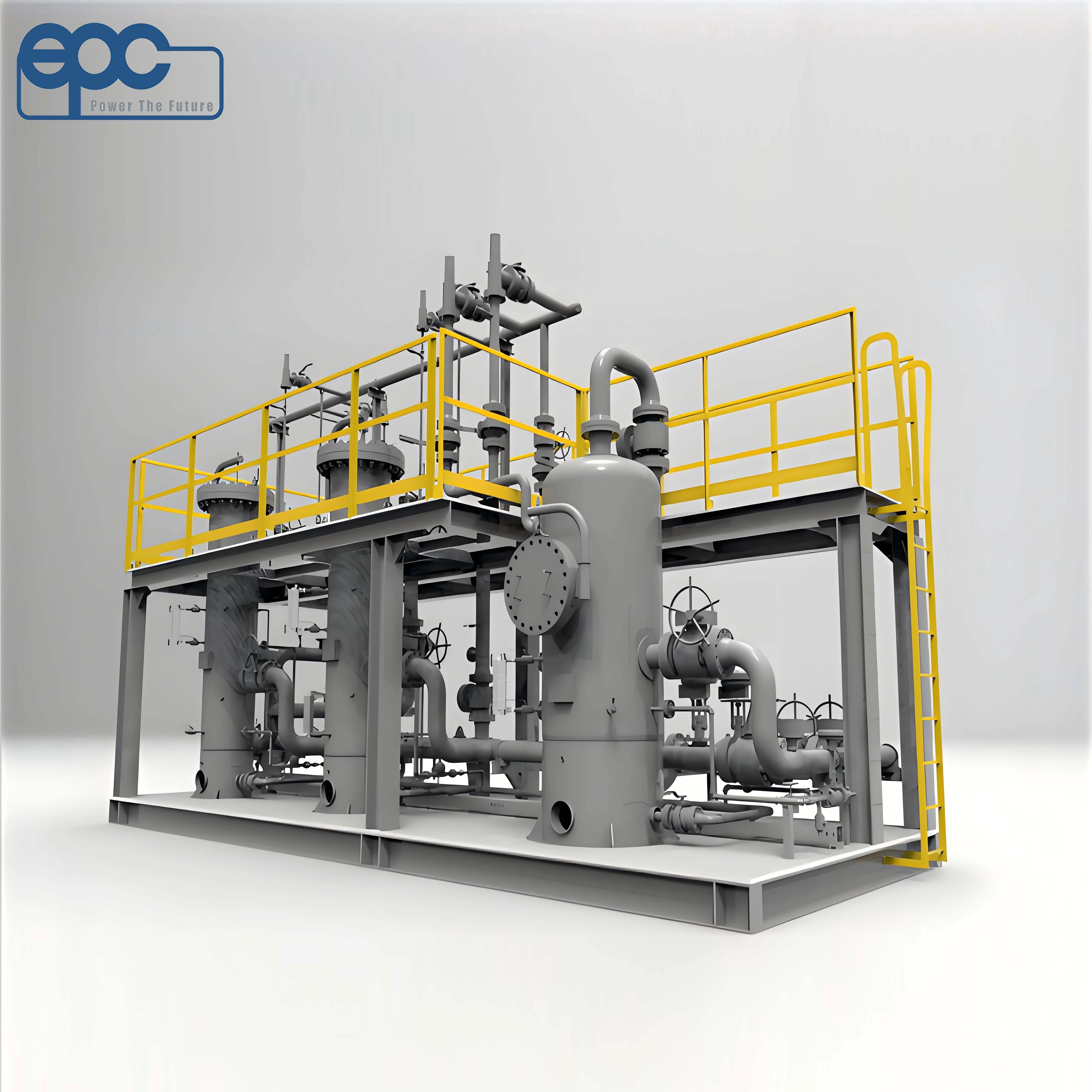 Methanation Storage Sabatier Reactor Skid-Mount Modular CO2 to Methane Containerized Sabatier Reactor